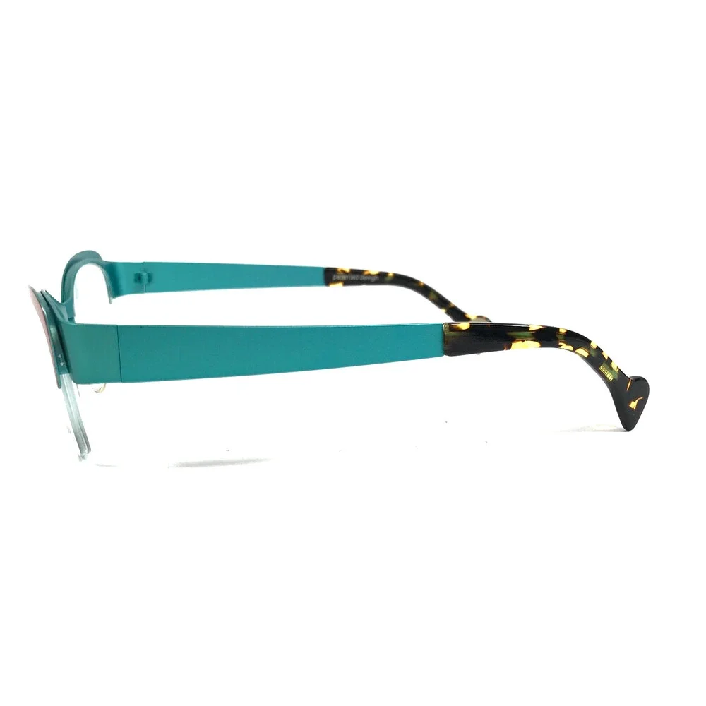 BOZ Eyeglasses Frames VENTURA 3022 Blue Red Cat Eye Half Rim 53-17-135